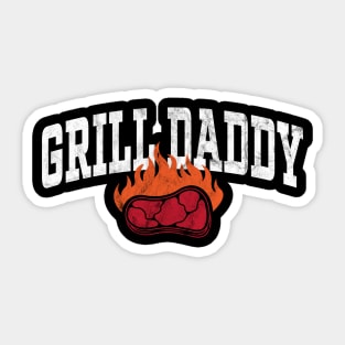 Grill Daddy - BBQ Pit Master Vintage Sticker